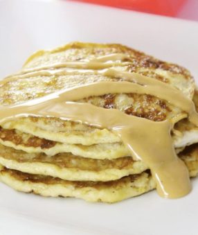 This 2 Ingredient Banana Pancake Recipe is delicious and such an easy healthy breakfast recipe. The 2 ingredient pancakes use only banana and egg, and cook in minutes.