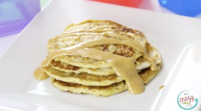 This 2 Ingredient Banana Pancake Recipe is delicious and such an easy healthy breakfast recipe. The 2 ingredient pancakes use only banana and egg, and cook in minutes.