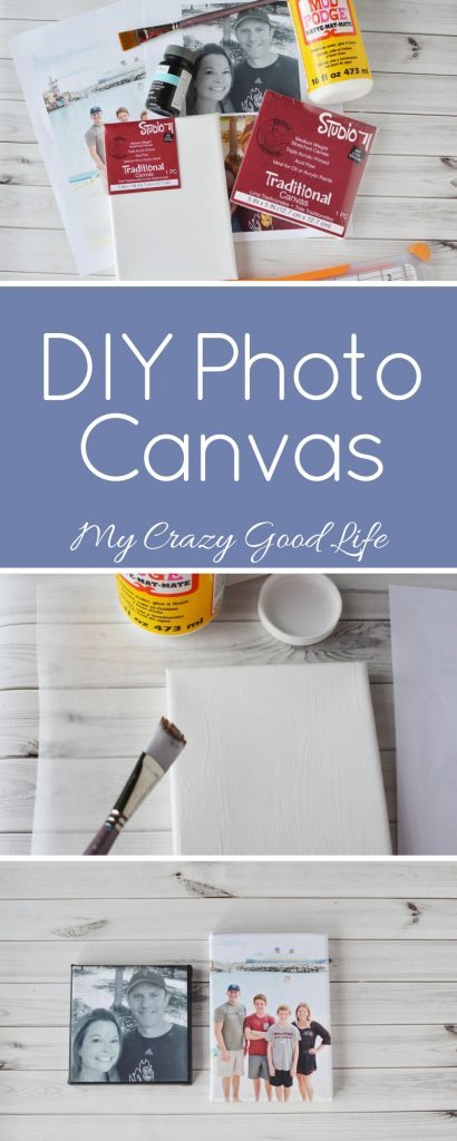 Making a DIY photo canvas is easy and fun. They make a beautiful addition to a photo wall in your home, or a thoughtful and personal gift!