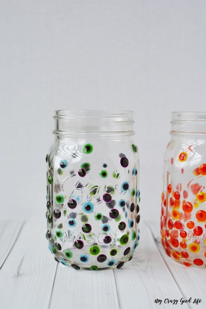 Hand Painted Mason Jar Glasses  Easy Glass Craft : My Crazy Good Life