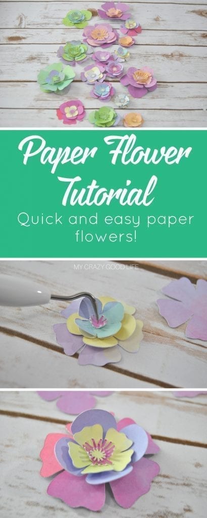 Learning how to make a paper flower can be tricky. Luckily these Cricut paper flowers are gorgeous AND easy to create. Plus, Cricut crafting time is fun! 