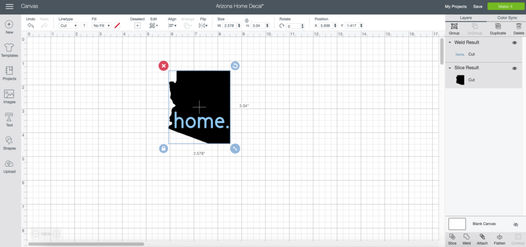 Download How To Slice In Cricut How To Slice In Design Space My Crazy Good Life