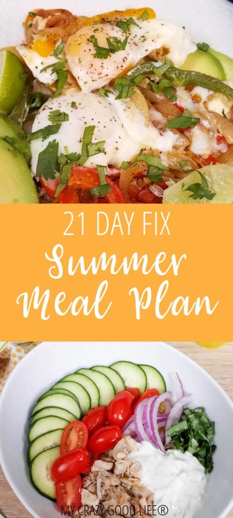 Summer is a great time to get started on a new and healthy lifestyle. There's plenty of sunshine and beautiful days to get out and exercise, and eating healthy will be easier than ever with this 21 Day Fix Summer Meal Plan.