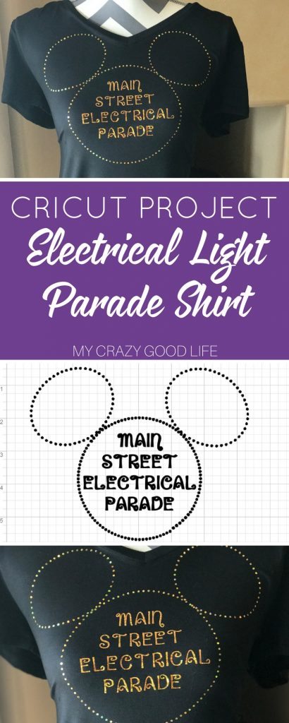 We're back with another fun Cricut project! This Electrical Light Parade Shirt will have you looking fun and festive in just a few easy steps. 