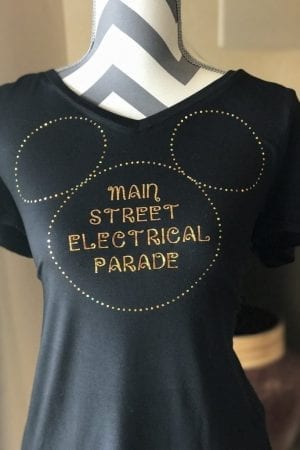 We're back with another fun Cricut project! This Electrical Light Parade Shirt will have you looking fun and festive in just a few easy steps.