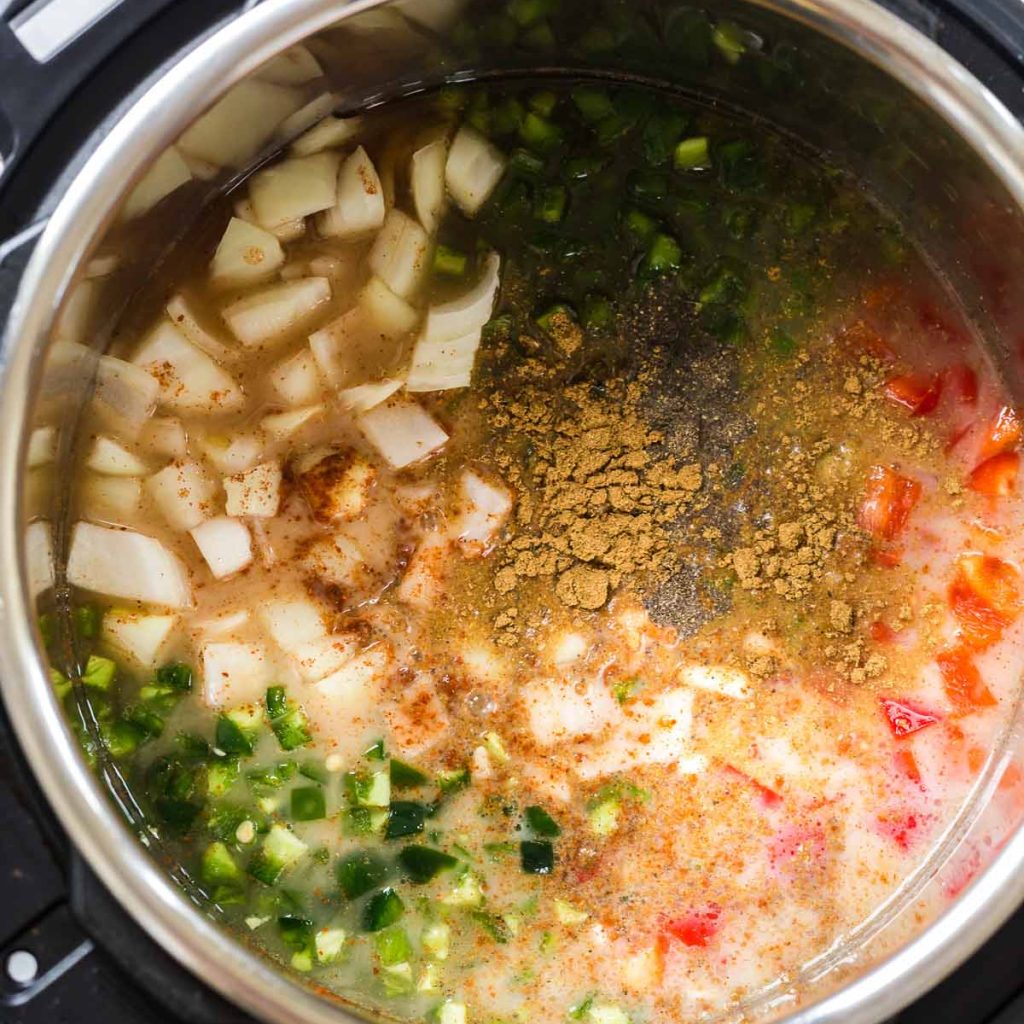 instant pot cooking White Chicken Chili