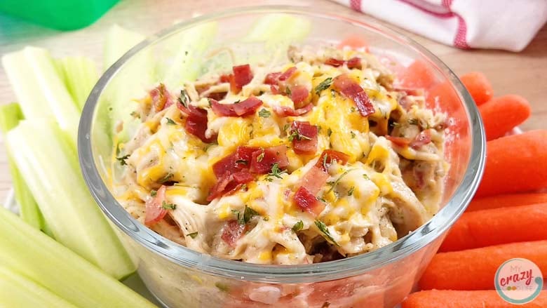 healthy cracked out chicken dip