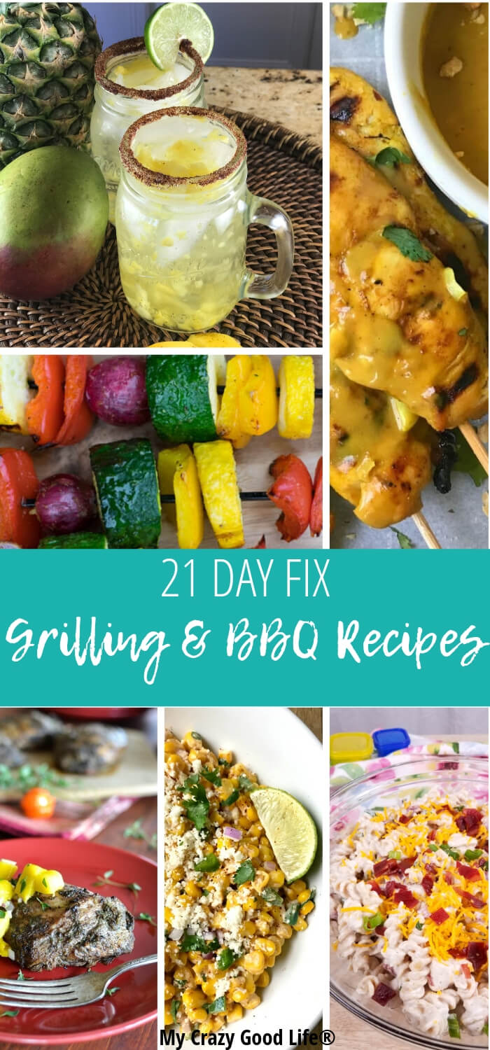 It's always a great time for these 21 Day Fix grill recipes. Stay healthy this summer with these delicious healthy grill recipes. Main dishes, BBQ side dishes, and skinny cocktails! 21 Day Fix Grilling | Portion Fix Grill Recipes