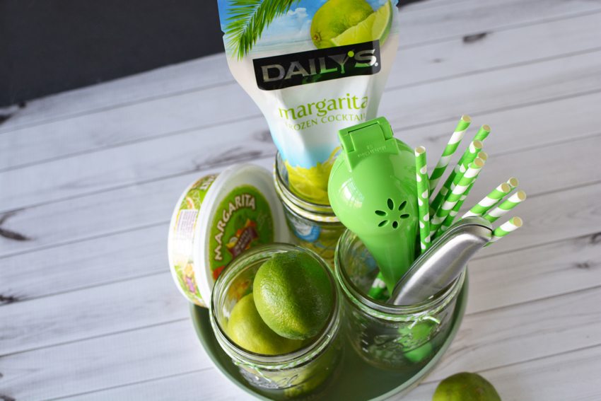 It's no secret how I feel about margaritas right? Well this margarita jar gift tray is the perfect DIY project for margarita lovers everywhere! 