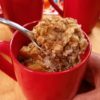 Homemade and delicious Instant Pot Apple Cinnamon Oatmeal cups, AND they're 21 Day Fix Friendly! This recipe makes one or four oatmeal cups. | 21 Day Fix Oatmeal