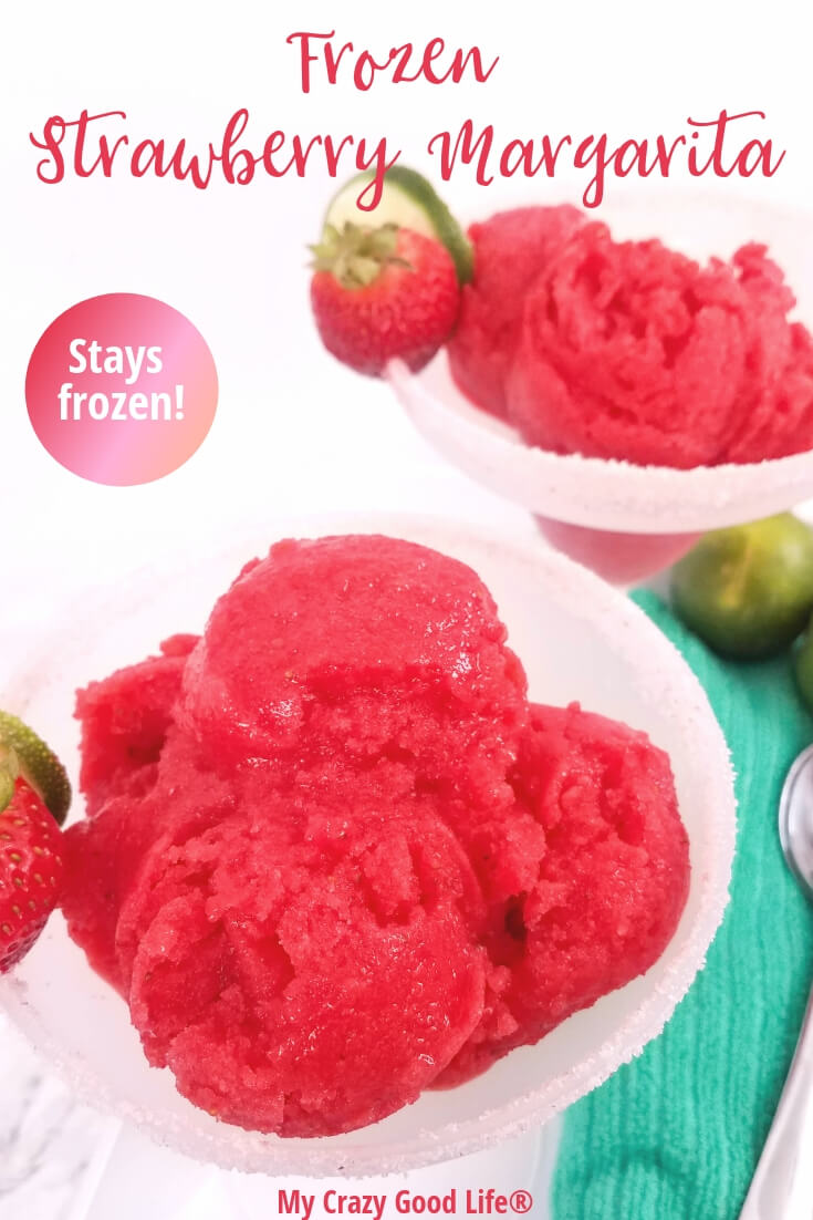 Strawberry Margarita Sorbet Recipe