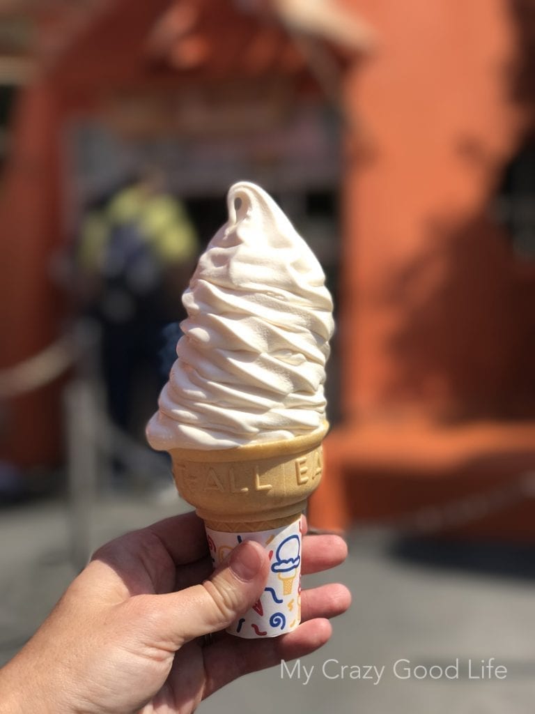 Ice Cream at the Cozy Cone in Carsland is the best snack in the park! 