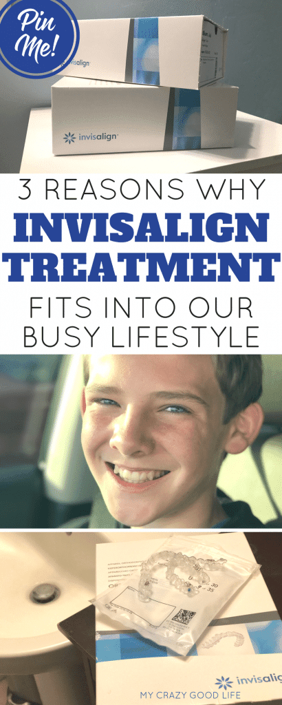 Invisalign treatment is perfect for busy teens–no monthly appointments for tightening or repairs, just start a new aligner every week and you're good to go!