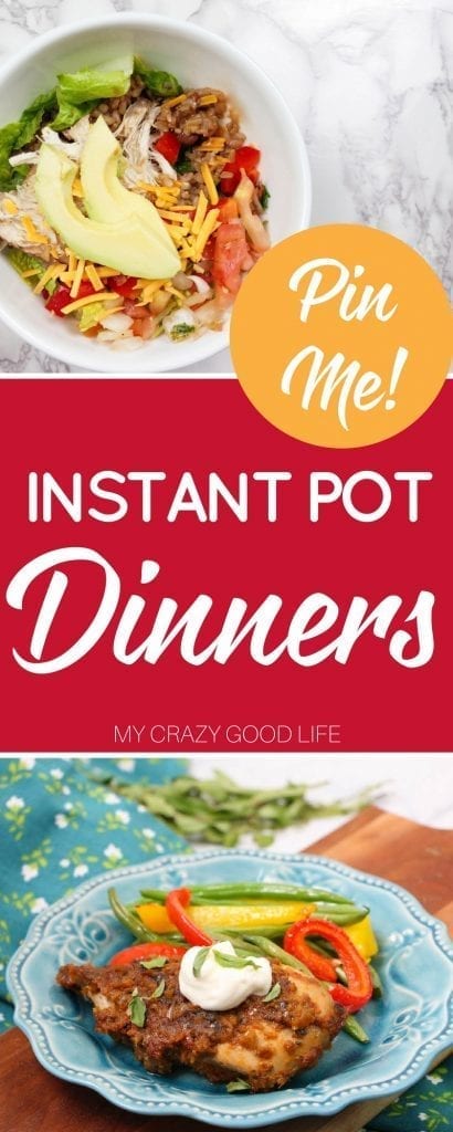 Making Instant Pot dinners means you will have more time to spend on fun stuff, like crafting, or drinking margaritas. The possibilities are endless!