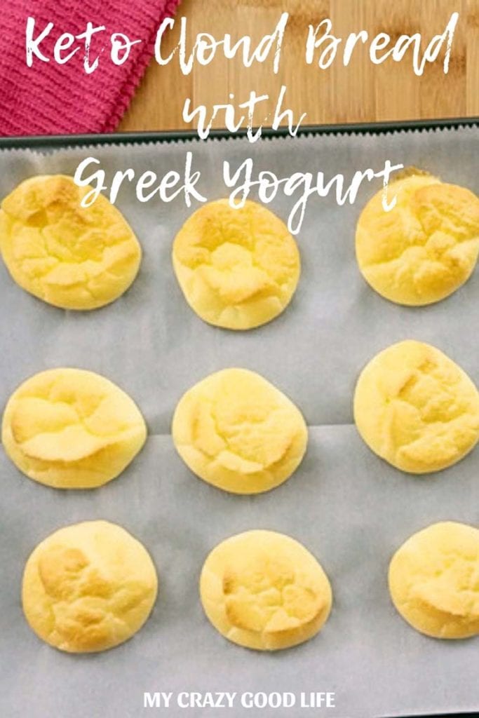 Keto Cloud Bread Recipe With Greek Yogurt My Crazy Good Life