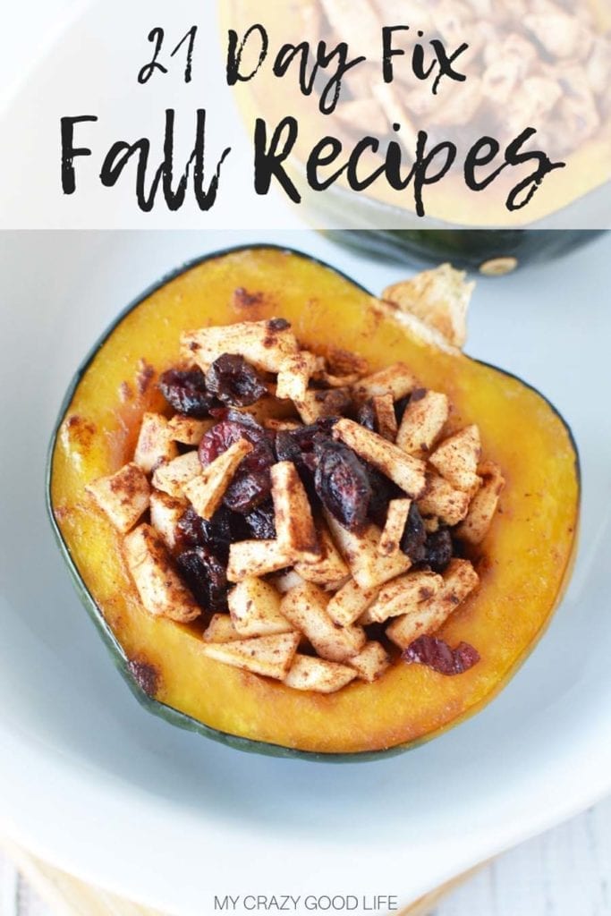 Looking for some 21 Day Fix Fall Recipes? Here are fall desserts, fall dinners, and fall drinks–all 21 Day Fix approved! 