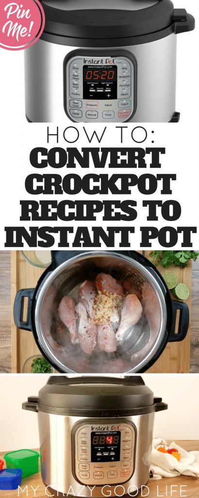 Now that the Instant Pot is taking over the cooking world, we all want to know: how can we convert recipes to Instant Pot cook time and temperatures! Slow Cooker to Instant Pot Conversion | Crock Pot to instant Pot Conversion | Instant Pot Conversion