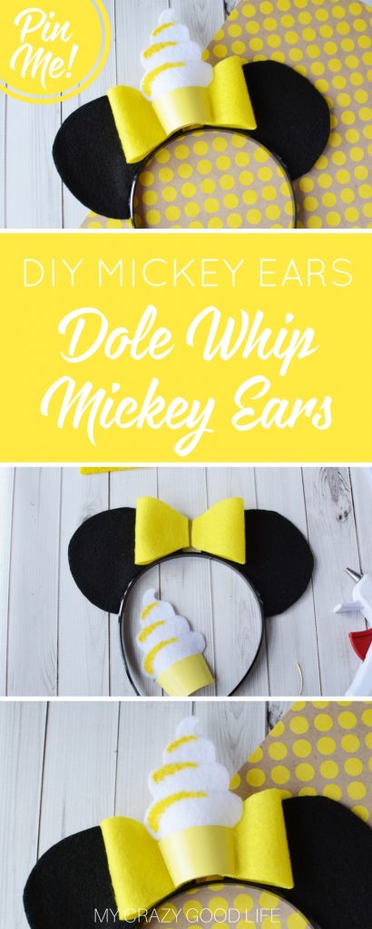 All the Disney fans out there know how important a good set of DIY Mickey ears are, right? I'm sharing with you a set of Dole Whip Mickey, they're adorable!