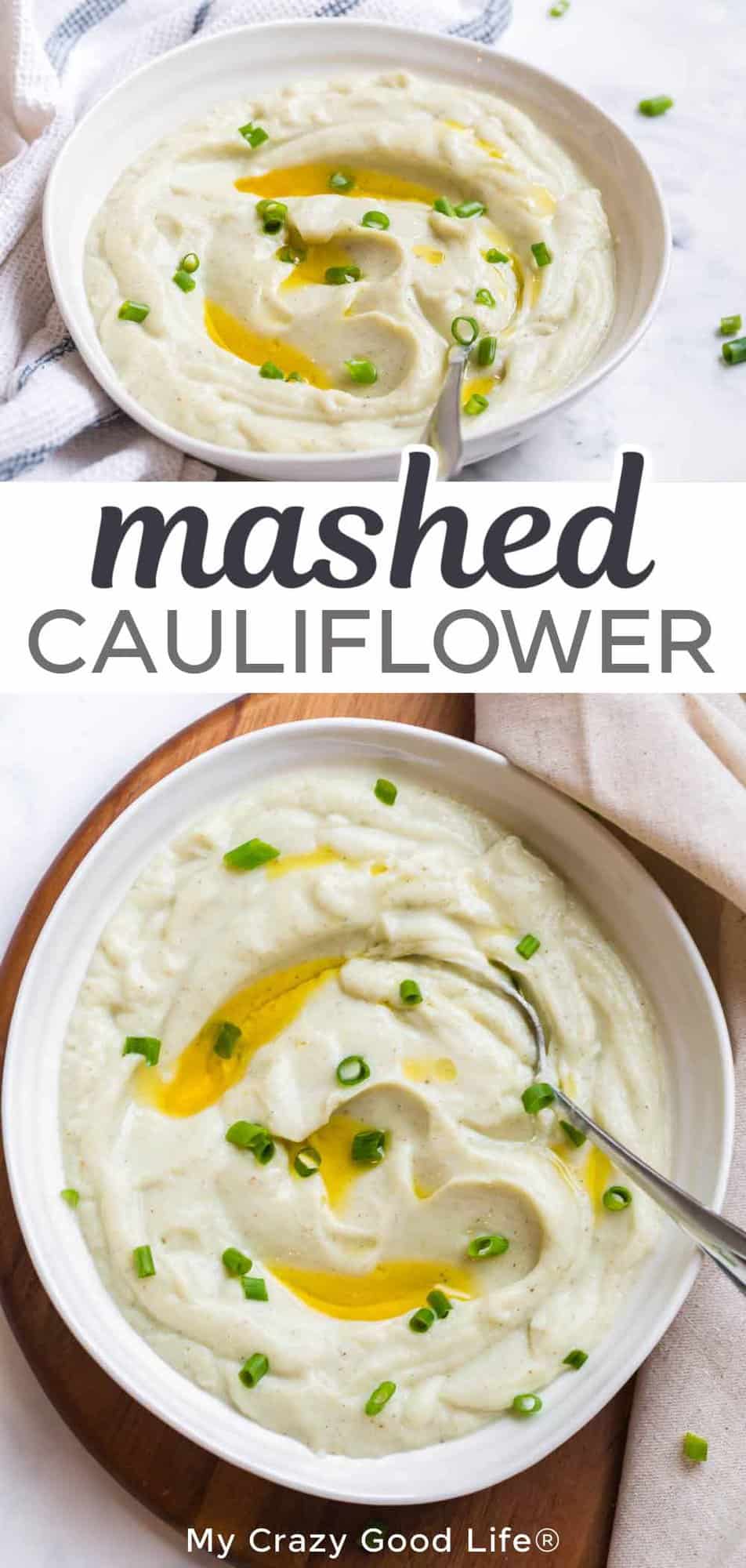 Creamy Instant Pot Mashed Cauliflower Recipe My Crazy Good Life