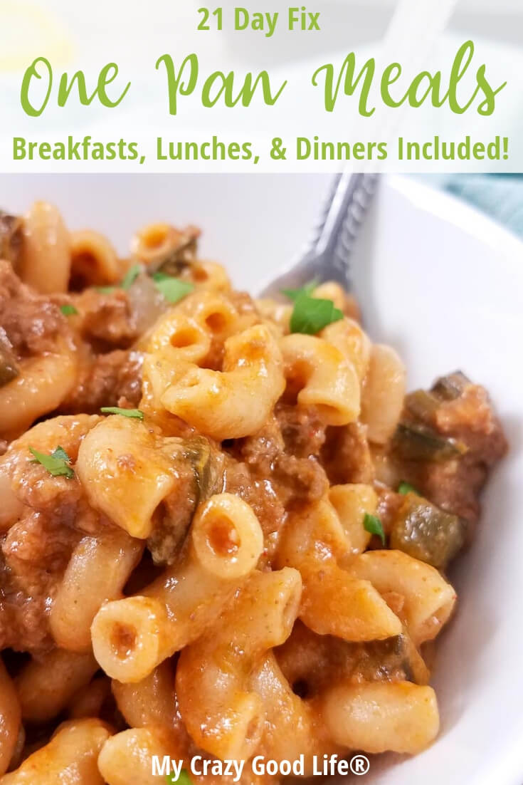 image with text of healthy hamburger helper recipes