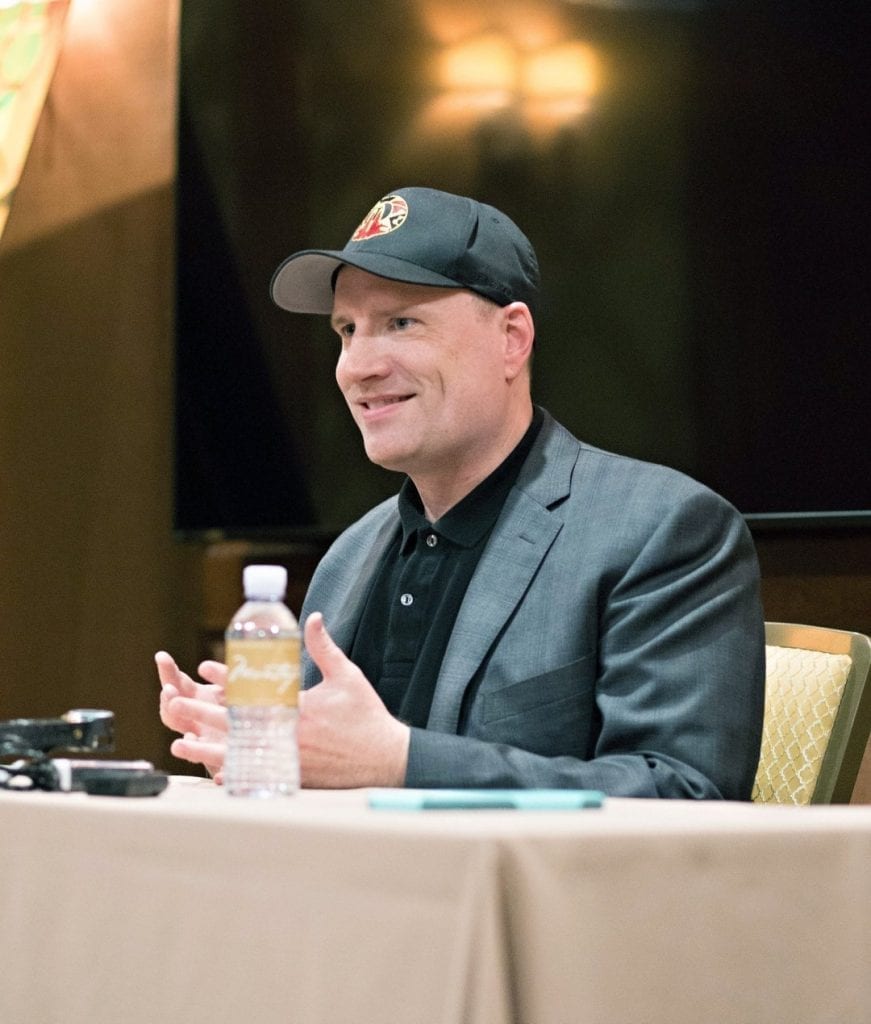 We sat down with Kevin Feige to chat about Thor: Ragnarok, what bloggers do, and a female superhero movie. Here's what he had to say.