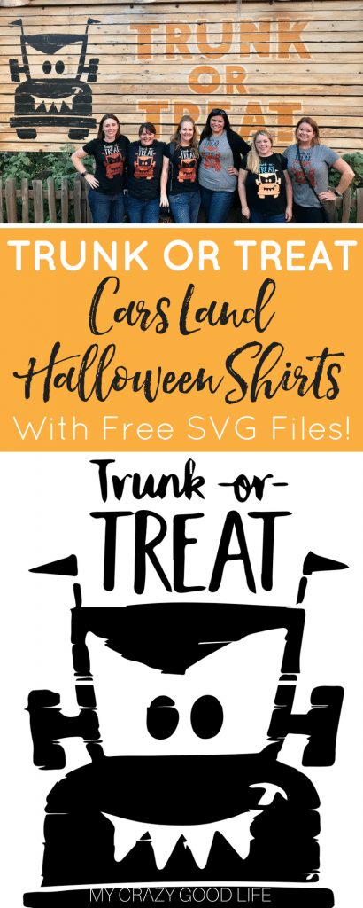 If you are looking for a fun Cars Land Halloween shirt ideas this one is great. Trunk or Treat at Cars Land was so much fun, we did it in style! 