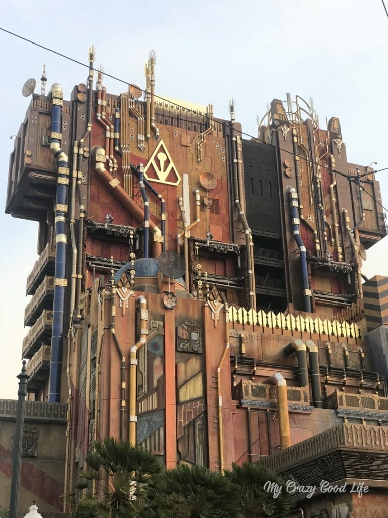 Guardians of the Galaxy Mission: Breakout came alive for Monsters After Dark! The ride queue was a little different, as was a new punk rock song during the ride! 