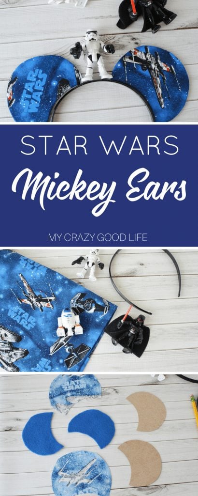 Looking for Star Wars Mickey Ears? These DIY Mickey Ears are a super easy craft for your Disney trip! Star Wars Mickey Ears | Star Wars Ears | Star Wars Mickey Mouse Ears | Star Wars Mickey Ears Headband