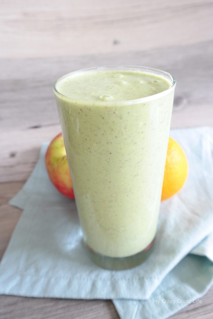 Easy Green Breakfast Smoothie : My Crazy Good Life
