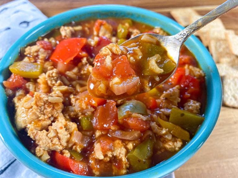 Weight Watchers Stuffed Pepper Soup | My Crazy Good Life