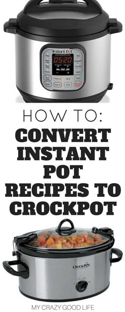 Crockpot Conversion Chart