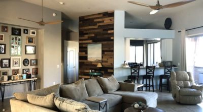 We are loving our energy efficient high tech ceiling from from Haiku Home! Here's our Haiku Fan Review for our Haiku H Series Ceiling Fans.