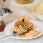 These flour free pancakes are a family favorite! These flour free pancakes are the best breakfast recipe! They're so filling, and a great way to start the day. These can easily be made into dairy free pancakes by omitting the cottage cheese and adding in a banana instead. #breakfast #glutenfree #recipes