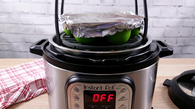egg bite molds bring used in the instant pot