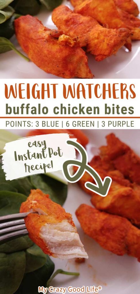 collage of pictures of buffalo tenders with text for pinterest