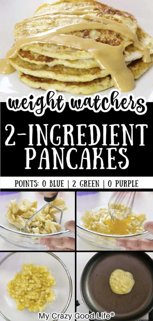 Weight Watchers 2 ingredient pancake pin