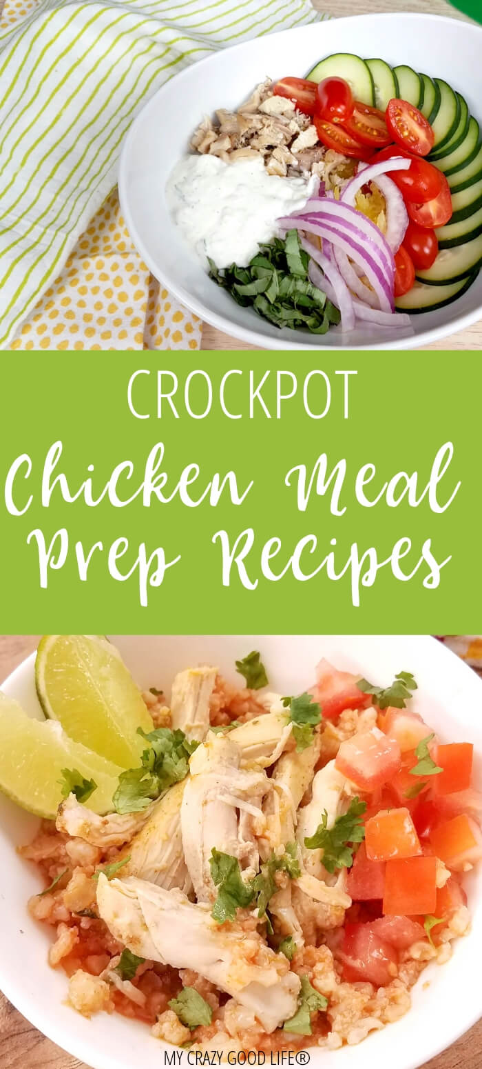 Crockpot Chicken For Meal Prep My Crazy Good Life