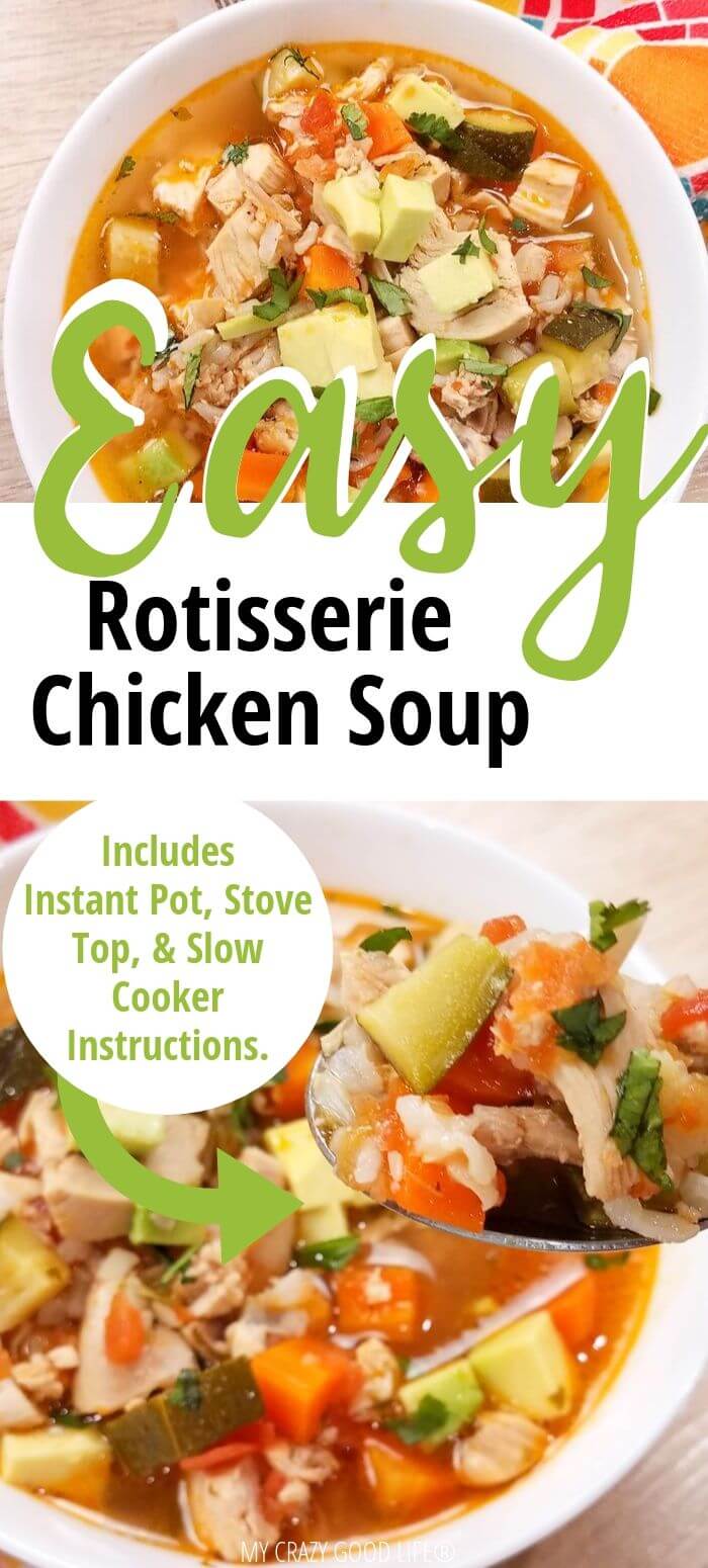 Rotisserie Chicken Soup With Salsa Recipe