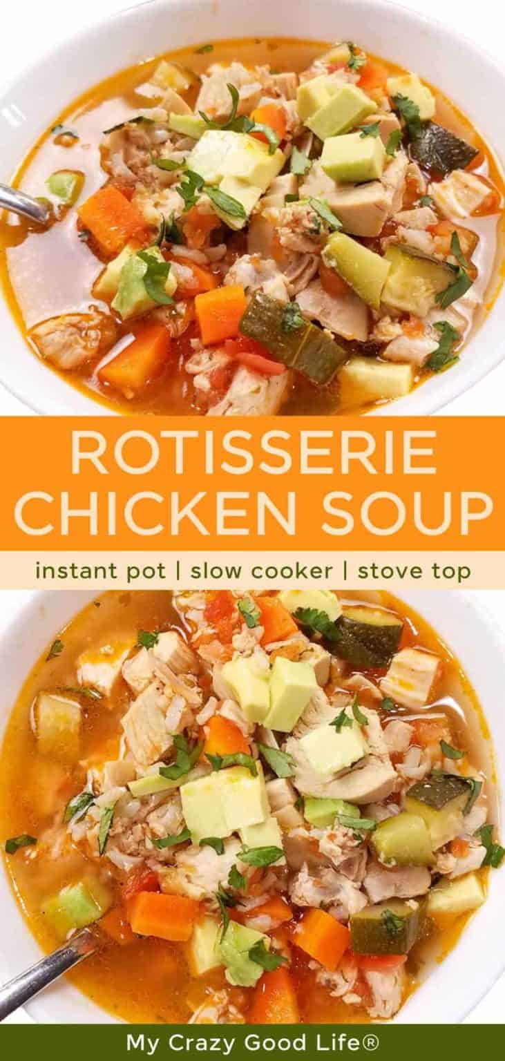 Rotisserie Chicken Soup With Salsa Recipe