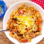 My family loves pasta. It's one of the reasons why this Weight Watchers Instant Pot goulash is a favorite recipe around here. It doesn't hurt that it's ready in almost no time and I don't have to watch it! I just dump, stir, and set the Instant Pot. Before I know it there's a healthy and tasty dinner on the table. #weightwatchers #instantpot
