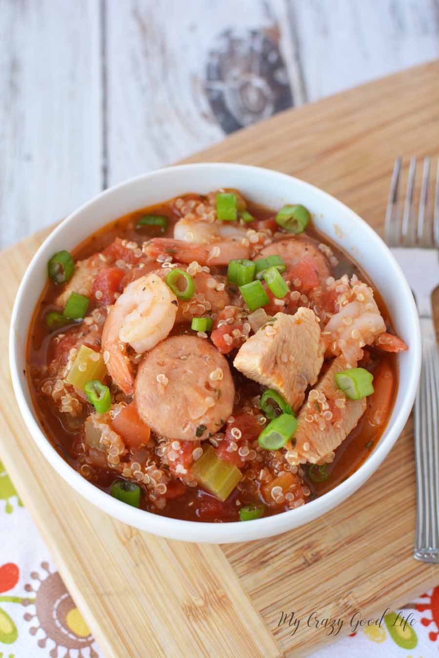 Instant Pot Jambalaya  21 Day Fix Jambalaya - My Crazy 