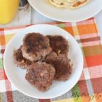This sweet homemade sausage recipe is healthier than store bought sausage and tastes delicious! Healthy protein is the way to go, and I love that you can make this homemade sausage with ground chicken or turkey! It's an easy meal prep breakfast, and the perfect healthy breakfast recipe! #Low Carb #keto #21dayfix #beachbody #80DO