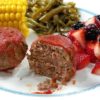 This recipe for mini meatloaves makes use of your egg bite or baby food molds! You can make this easy dinner recipe in the Instant Pot, slow cooker, or in the oven. This is one of our favorite family dinner recipes! 21 Day Fix Dinner | 21 Day Fix Instant Pot | Instant Pot Mini Meatloaves | Healthy Slow Cooker Dinner