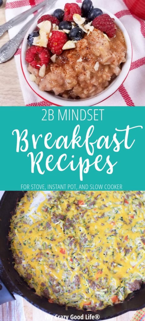 2B Mindset Breakfast Recipes : My Crazy Good Life