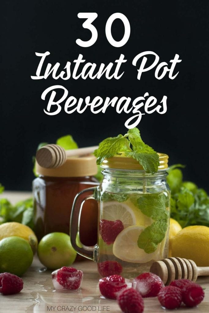 By now I think we all know how amazing the Instant Pot is, it's a versatile machine that can do almost anything! Did you know that you can make amazing Instant Pot drinks?! There are endless possibilities for Instant Pot beverages that you can whip up. Give some of these tasty pressure cooker drinks a try today! Instant Pot Drink Recipes | Instant Pot Infused Water Recipes #instantpot #drinks #instantpotdrinks #pressurecooker #recipes