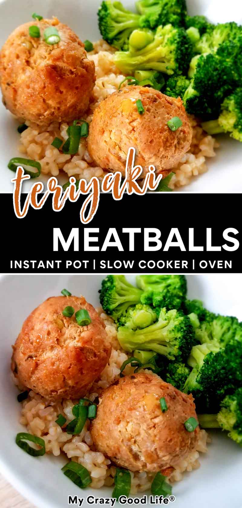 Healthy Turkey Teriyaki Meatballs My Crazy Good Life