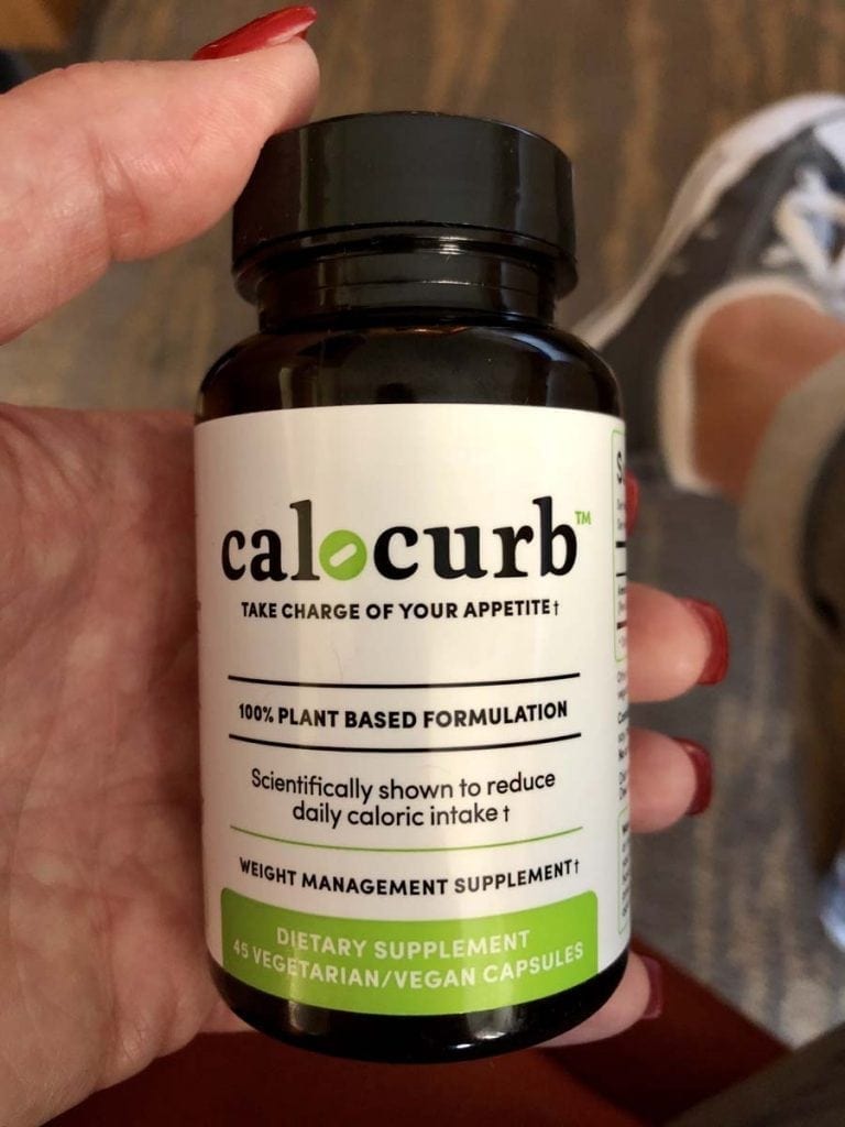 Calocurb is a plant based natural weight management supplement that has just four ingredients. I've noticed a reduction in hunger and less mid-day cravings since I've started taking it! #weightloss #naturalweightloss #fatloss