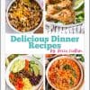 ipad with cover of Delicious Dinner Recipes ebook