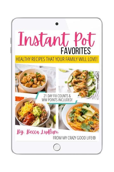 ipad with cover of Instant Pot Favorites