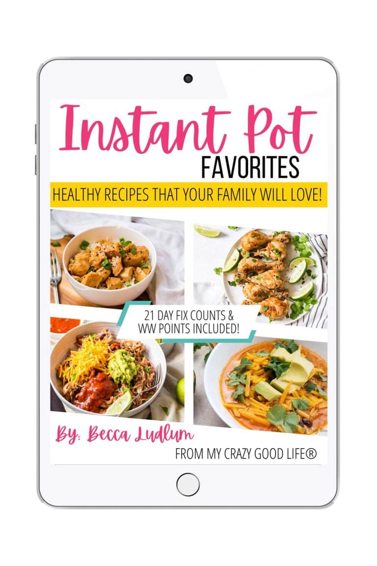 ipad with cover of Instant Pot Favorites